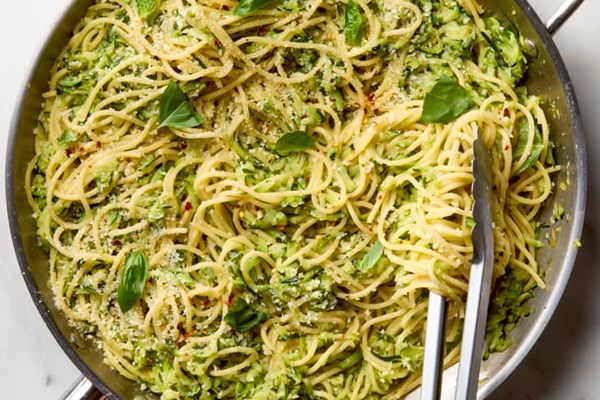 Zucchini butter pasta 