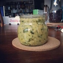 Zucchini butter with fresh thyme