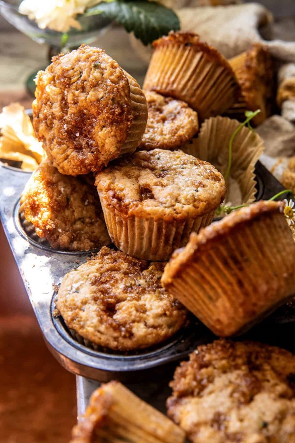 Zucchini caramel muffins