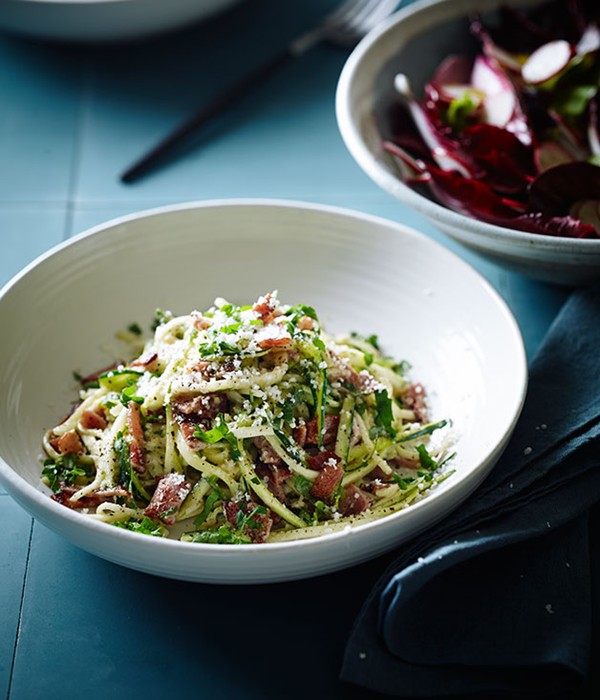 Zucchini 'carbonara'