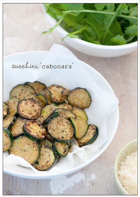 Zucchini 'carbonara'