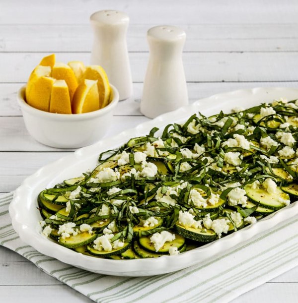 Zucchini carpaccio