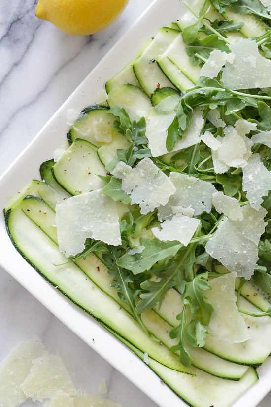 Zucchini carpaccio