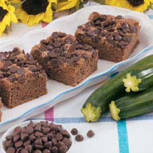 Zucchini chip snack cake