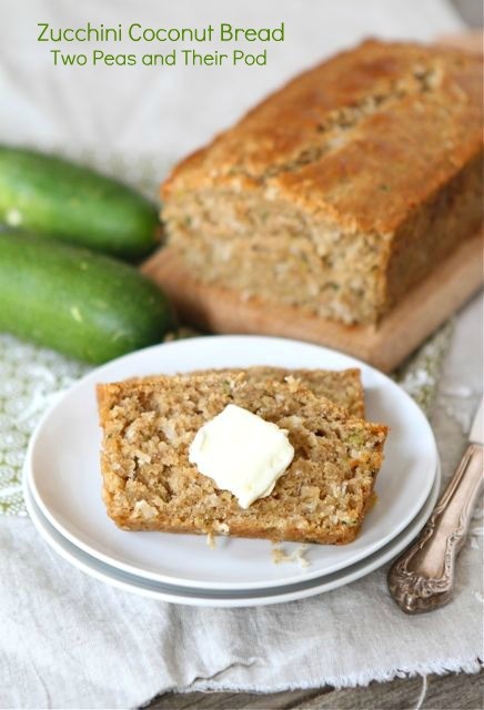 Zucchini coconut bread