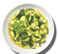 Zucchini confit