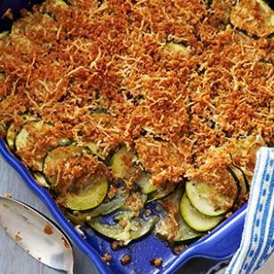 Zucchini gratin