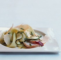 Zucchini melon salad