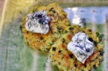 Zucchini pancakes