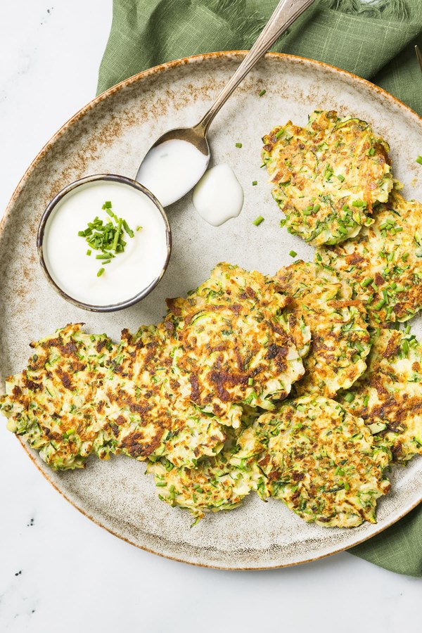 Zucchini pancakes
