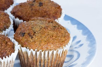 Zucchini pecan muffins