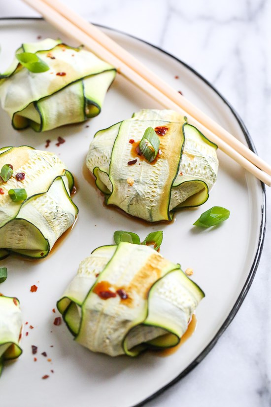 Zucchini pork dumplings