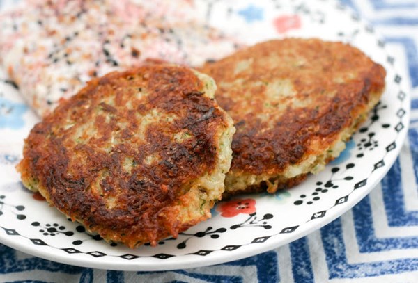 Zucchini-potato latkes