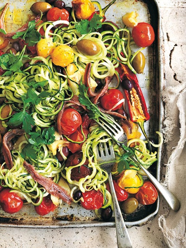 Zucchini puttanesca