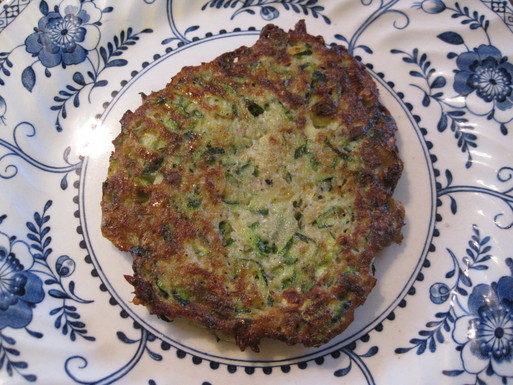 Zucchini radish latkes