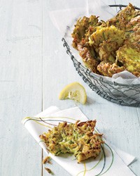 Zucchini-ricotta fritters