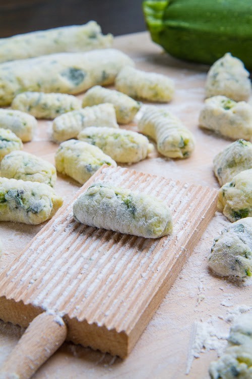 Zucchini ricotta gnocchi