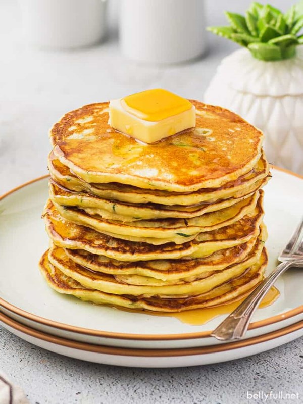 Zucchini ricotta pancakes