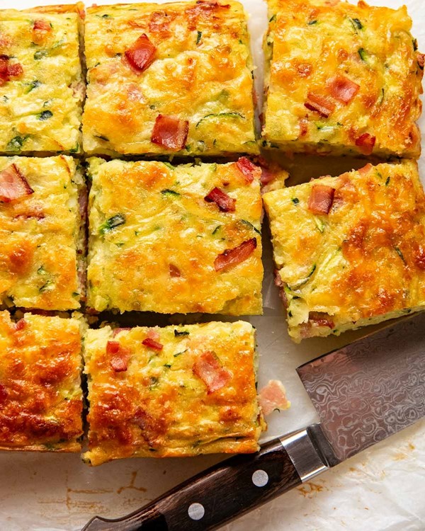 Zucchini slice