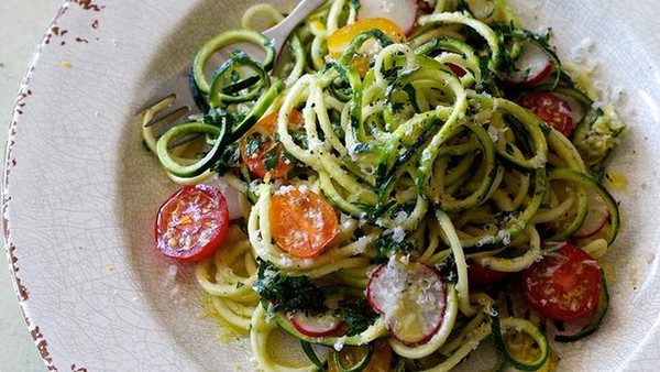 Zucchini spaghetti